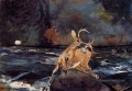 Un bon coup Adirondacks réalisme marine peintre Winslow Homer